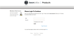 Desktop Screenshot of jasonjuliusproducts.com